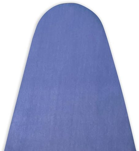 TUOLON Bügelbrettbezug Made in Italy 60 x 160 cm Universal für Dampfbügeleisen praktisch und weich Bügelbrettbezug mit Gummizug Abdeckung - Blau