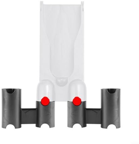 LVYXON Supporto da parete per aspirapolvere senza fili Dyson V15 / V12 / V11 / V10 / V8, soluzione salvaspazio, materiale ABS, facile installazione, organizer per docking station grigio