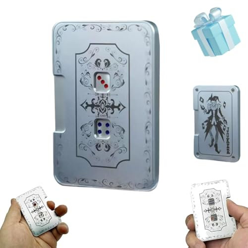 Kreativer Mechanischer Würfel Spinner, 3D Automatisches Würfelspiel Zappelspielzeug, Stressabbau-Würfel aus Aluminiumlegierung Spielzeug, Drücken Transformation Dices Games Sensory Toys (1Stück)