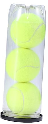 WOONEKY 3 Stück Tennisbälle Können Normale Tennisbälle Gelb
