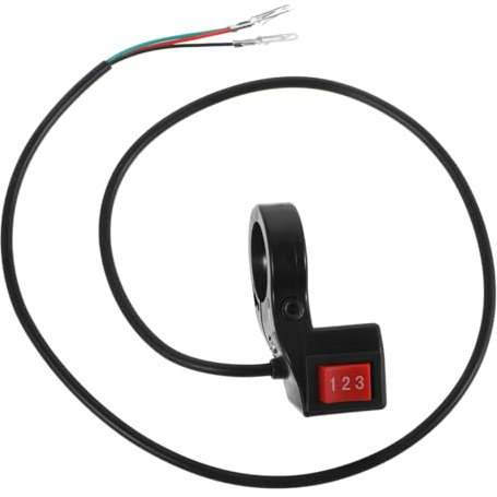 FUNOMOCYA de Guidon à Vitesses Commutateur de de Vitesse pour Scooter et Électrique Compatible avec Véhicules Modifiés Design Pratique et Ajustement de Puissance