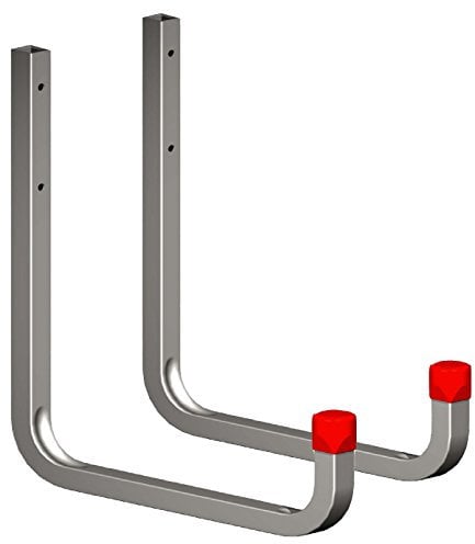 2 x 250mm Extra Large Storage Wall Hooks 40kg Galvanised Steel, Ladders & Tools