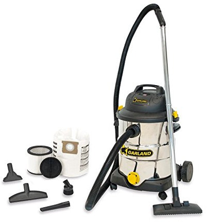 Garland CLEAN 640EX - Aspirador eléctrico 1.800 W - 40 l - Acero Inox, 48-0018