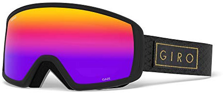 Giro Skibrille Gaze, Black/Gold bar, One Size, 300068-001