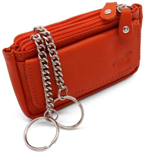 Safekeepers Etui Porte Clefs – Pochette Zippé – Porte-Clés Cuir - Homme – Femme