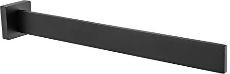 BERNSTEIN® Handtuchhalter HH39 Edelstahl - Handtuchstange zur Wandmontage - Farbe wählbar (Schwarz (Matt)