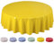 Home Direct Wachstuch Tischdecke Abwaschbar Rund 140cm Kleine Tupfen (Gelb)