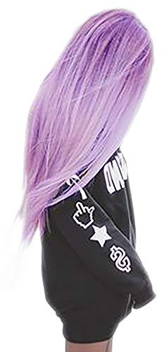 Ombre Lila Frauen Perücken Lange Gerade Schicht Kunsthaar Damen Cosplay Anime Kostüm Party Karneval