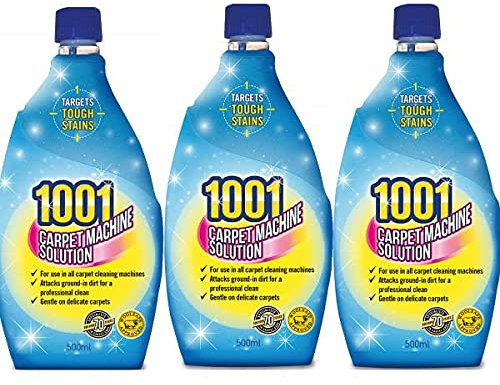 1001 (THREE PACKS) Carpet Machine Solution 500ml