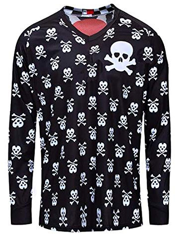 Herren Radsport Trikot Langarm Shirt MTB Langarm Rad Trikot Rennanzug Motocross Langarm T-Shirt