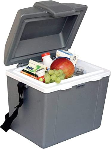 Koolatron Cool Box 9L Electric Iceless Cooler Car Mini Fridge Refrigerator Hot and Cold Function Summer Cool Insulated Cooler Box Cool Bags for Camping Picnics Travels Keep Food Drinks Chill Grey