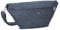 Zwei Damen Hip Bag Mademoiselle.M MH80 Bauchtasche 40 cm 3 Liter, Crossbody Bag wasserabweisend, 3-in-1 Bequeme Brusttasche, Gürteltasche & Hüfttasche (Nubuk-Blue)