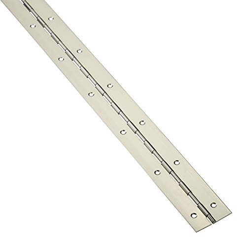 Stangenscharnier 1000 x 40 x 1,0 mm Edelstahl poliert Klavierband Bandscharnier Türband von SOTECH