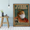 Katzen-Poster It Came It Purred It Conquered Poster Vintage Carcat Warrior Poster Funny Cat Love Cat Poster Metallschild für Home Kitchen Wall Decor 20,3 x 30,5 cm