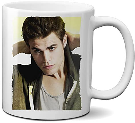 Mugtime (TM) - Paul Wesley Vampire Diaries Mug Cup Ceramic 330ml 11oz