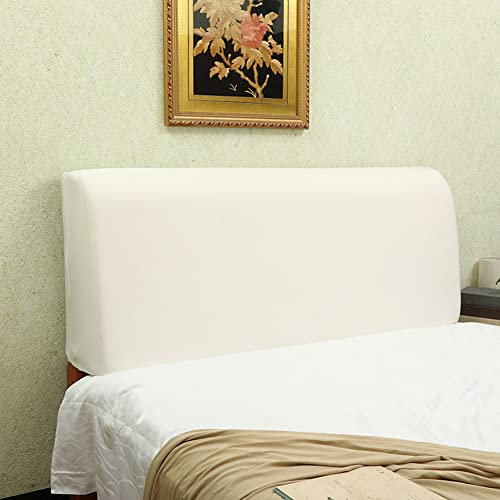 Stretch-Bett-Kopfteilbezug, hochelastisch, staubdichter Schutz für Holz/Rattan/gepolstertes Metall-Kopfteil, King-Size-Größe 200-220 cm