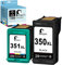 Penguin 350XL 351XL Druckerpatronen für HP 350 351 XL für HP Deskjet D4260 D4360 D4363 D4368 Officejet J5780 J6410 Photosmart C4205 C4240 C4280 C4340 C4380 C4440 C4480 C4490 C4494 (1 Schwarz 1 Farbe)
