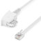 deleyCON 2m Cables de Teléfono TAE-F Macho a RJ11 Macho 6P4C Cable Plano Terminales Analógicos para Toma Telefónica TAE-F Teléfono Módem Enrutador Contestador Automático Blanco
