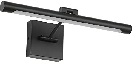 Joosenhouse LED Picture Light Fixtures 16.53 Inches Long Modern Black Wall Lamps with Rotatable Lighting Tube Picture Frame Lights for Paintings 9W(50W Eqv.) Hardwired Connection 3000K