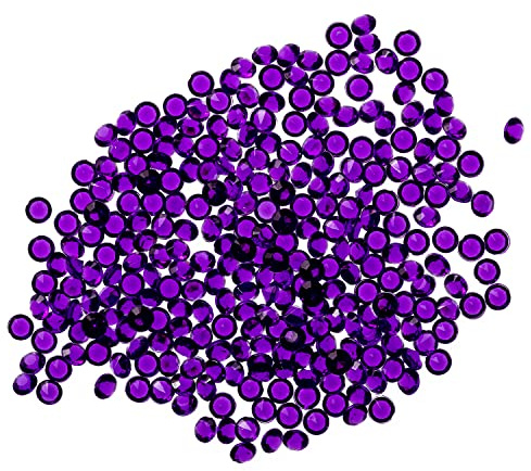 Trimming Shop Purple 10000pcs Table Scatters Clear Acrylic Rhinestone Diamonds Table Confetti for Table Centerpiece Bridal Shower Birthday Party Table Decoration Vase Filler Beads, 4.5mm