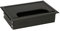 KOTARBAU® Aluminium Kabeldurchführung 120x80 mm für Möbel Schwarz Kabeldose Kabeldurchlass Eckig Eloxiert
