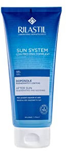 Rilastil Sun System Gel Doposole Trasparente Viso e Corpo, Rigenerante, Idratante e Lenitivo con Acido Ialuronico, per Pelli Sensibili Confezione da 200ml