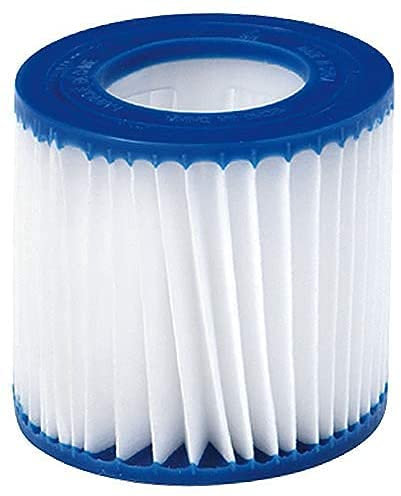 SIQUA POOL ACCESSORIES Pack de 2 filtros de Agua Tipo 1, para Bombas Depuradoras de Cartucho de 1.249 L/H de 220V-240V. Diámetro Ø80x90mm. Fácil Uso