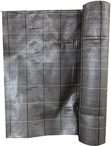 AlmaStore Telo Pacciamatura 2,1 x 50 Mt Professionale – Anti Erbacce Nero, Resistente e UV Stabilizzato per Orto, Aiuole e Giardino