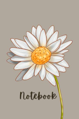 Daisy Notebook Journal A5 - Daisy Diary, Daisy Journal for Women, Daisy Gifts for Women, Daisy Stationery, 120 Lined Pages 6 x 9