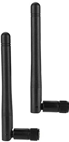 Antenne à Gain de routeur WiFi, Antenne à Gain élevé, Lot de 2 routeurs WiFi Double Bande avec Interface SMA à Gain élevé et antenne Externe pour Carte réseau sans Fil (2 dBi)