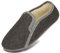 BeComfy Damen Herren Filzhauschuhe Gefüttert mit Schafwolle Warme Pantoffeln Unisex Filzsohle 36-46 EU (Graphit, EU Schuhgrößensystem, Erwachsene, Numerisch, M, 43)