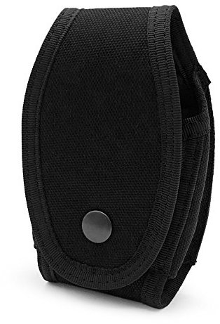Karlak Handschellenhalter Snap Handschellenscheide Holster Cuff Case Pouch mit Gürtelschlaufe