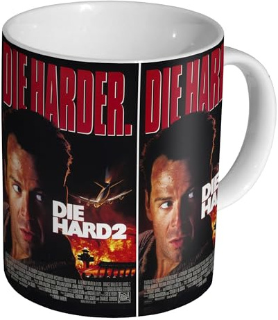 Glades Die Hard 2 Repro Filmposter – Keramik 325 ml Tee-/Kaffeetasse