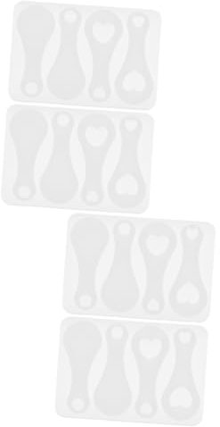 DIYEAH 4pcs Trolley Token Mold Easy to Use Clean Craft Mold Supply for DIY Decor