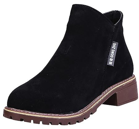 Offerte Lampo del Giorno: Stivali Donna Estivi Traforati Pianta Larga Texani Beige, Dopo Sci da Neve, Bassi e Stivaletti con Tacco Largo