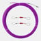 IRSCorp 30M 100ft Fish Tape Cable Puller Kit Through Wall Wire Guide Device 4mm PET Electrical Cable Puller Duct Rodder Threader Fish Cable Fastener Purple