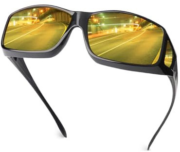 Fimoson Night Driving Glasses für Männer Frauen Fit über Sonnenbrille Anti Glare Polarized Glasses