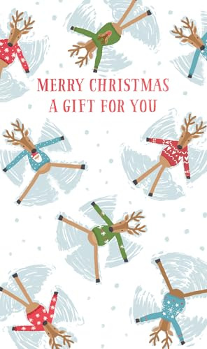 Snow Angel Reindeers Christmas Money Wallet Gift Card XMW142