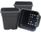 AMK® Garland 25cm Square Tomato Pots Pack of 3 Large Capacity Injection Molded Pots For Growing Tomatoes