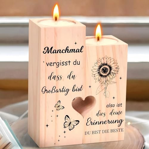 Geschenke für Frauen Freundin,Beste Freundin Geschenke- Ermutigen Kerzenständer,Freundin Geburtstag,Inspirierende Geschenk Frau,Geburtstagsgeschenk für Beste Freundin,Geschenk Kollegin Geburtstag