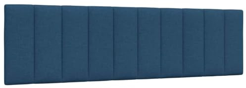 vidaXL Kopfteil-Kissen Hanko Blau 180 cm Stoff
