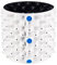 POSH Pot d'air de Fleurs, Respirant, parois profilées, Pots de Plantes Respirants pour Une Croissance optimale des Racines, idéal pour la Maison et Le Jardin, Couleur : Noir ou Blanc (Blanc, 19,5L)