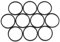 O-Ringe 1,5mm Schnurstärke NBR 70 2-20mm Innendurchmesser Dichtungsringe 1.5mm Schnur (5, 15x1,5)