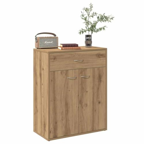 Myheimly Sideboard Artisan-Eiche 60x30x75 cm Holzwerkstoff, Schrank, Highboard, Home Organizer, Lagerschrank, Beistellschrank, Wohnzimmerschrank Eiche handwerklich
