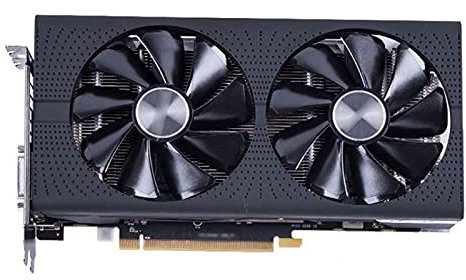 8KLANMMQ Carte graphique RX 580 4 Go 256 bits GDDR5 pour cartes graphiques AMD RX 500 Series VGA RX580 Displayport DVI Fan