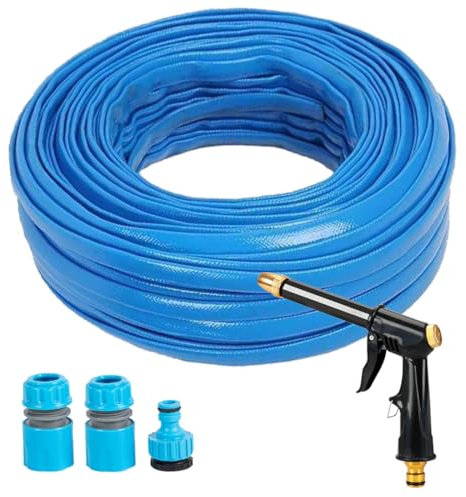 Gartenschlauch 20m, wasserschlauch 20 m, gartenschlauch flexibel für Zuhause, Garten, Autos, verschleiß- und reißfest, Auslaufsicher, Einfach zu lagern gartenschlauch 1/2, 3/4 zoll, Sprühschlauch