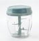 Manual Food Chopper Pull String, Hand Food Shredder, Onions Slicer Cutter Dicer, Garlic Slap Press, Manual Processor Vegetable Blender Chopping Onions