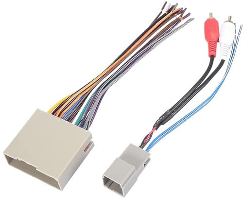 ZDPVK radio wiring harness Car Stereo Radio Harness, for Ford, 2006-2012, for Escape Expedition Explorer Edge Mustang, for Lincoln, for MKX