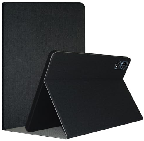 AKNICI Coque pour TECLAST T65 Tablette 13.4 Pouces, Ultra Mince PU Cuir Housse Étui Case de Protection avec Veille/Réveil Automatique TPU Souple Coque Arrière, Noir