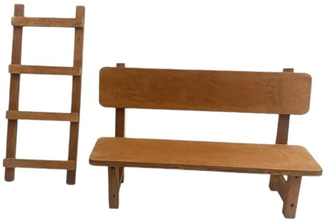 Foldable Retro Stool Photography Props Studio Accessories Comfortable Posing Long Seat